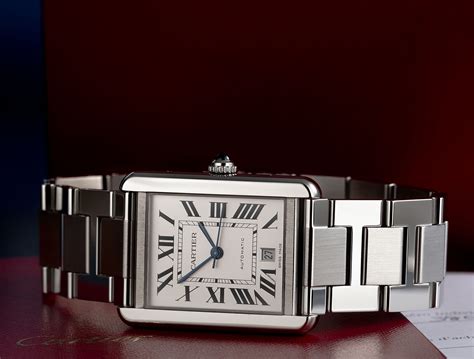 cartier tank solo automatic mens watch replica w5200028|Cartier W5200028 : Tank Solo Automatic Stainless Steel / Silver .